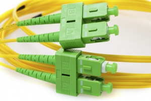 1m SC APC to SC APC Single-Mode Duplex 9/125 Fiber Patch Cable